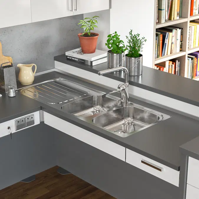 Inset Kitchen Sink ES35 - 120.6 cm