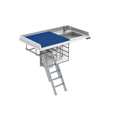 Image for Changing table 335 laundry sink right - Ladder left, 140x80 cm