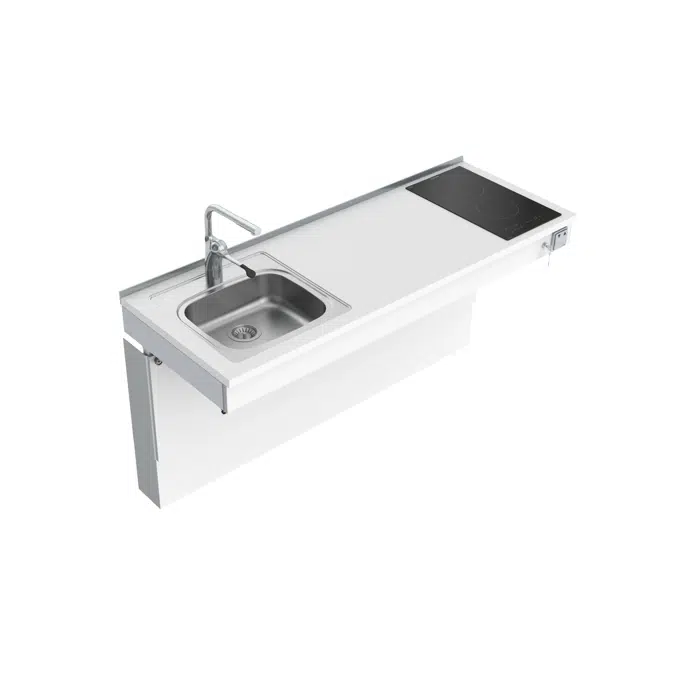 Wall Mounted Motorised Mini kitchen module 6300-ES11S2