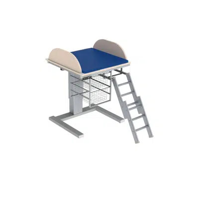 Image for Changing table 332 - Ladder right, border height 20 cm, 80x80 cm