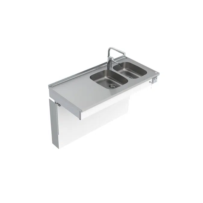 Wall Mounted Motorised Sink Module 6300-ESH