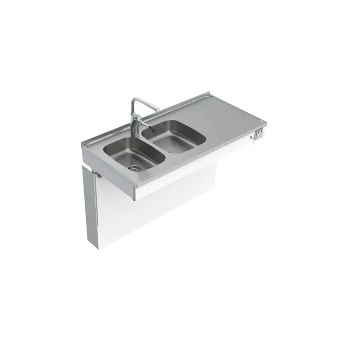 Wall Mounted Motorised Sink Module 6300-ESH