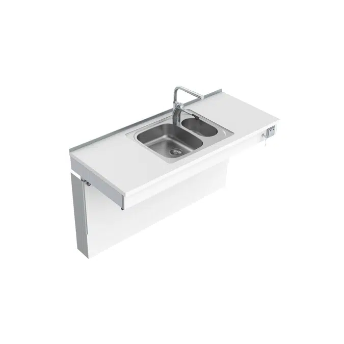 Wall Mounted Motorised Sink Module 6300-ES20