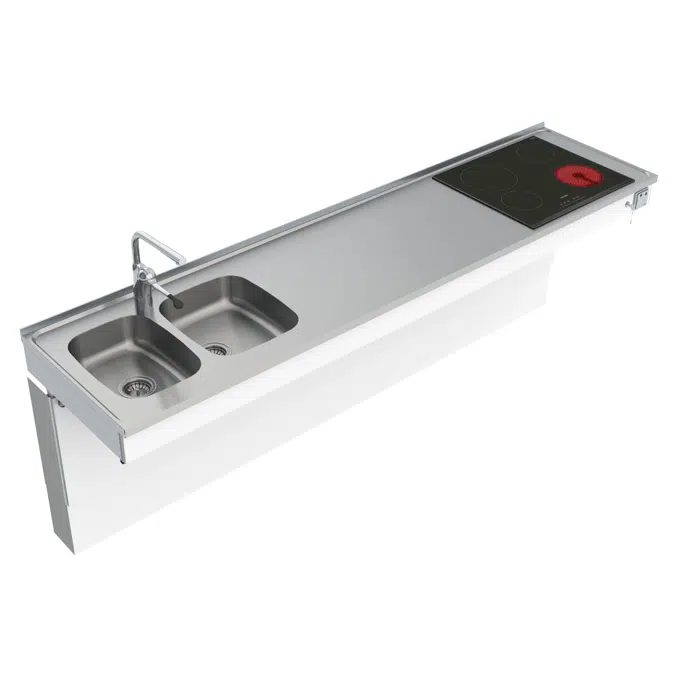 Wall Mounted Motorised Combi kitchen module 6300-ESHS4