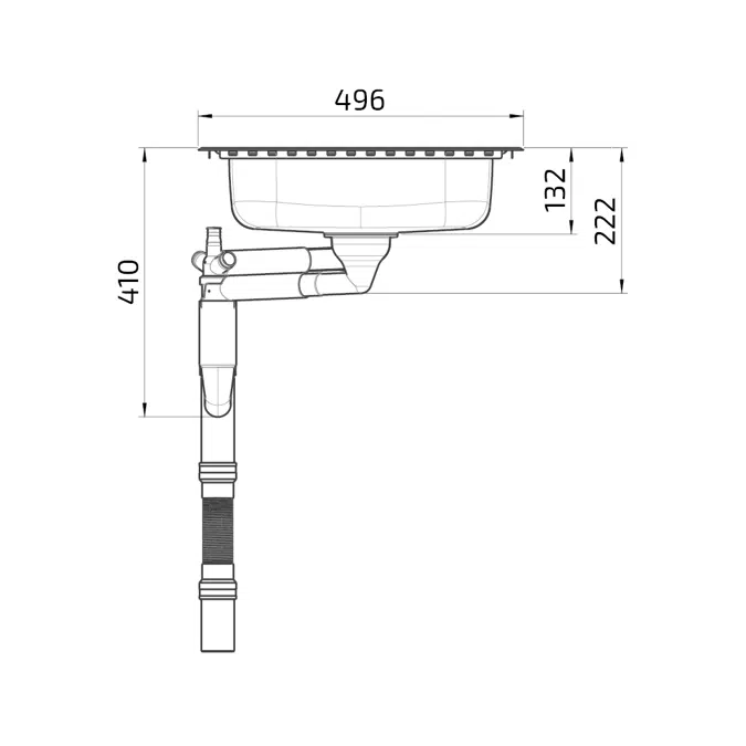 Inset Kitchen Sink ES30 - 76.6 cm