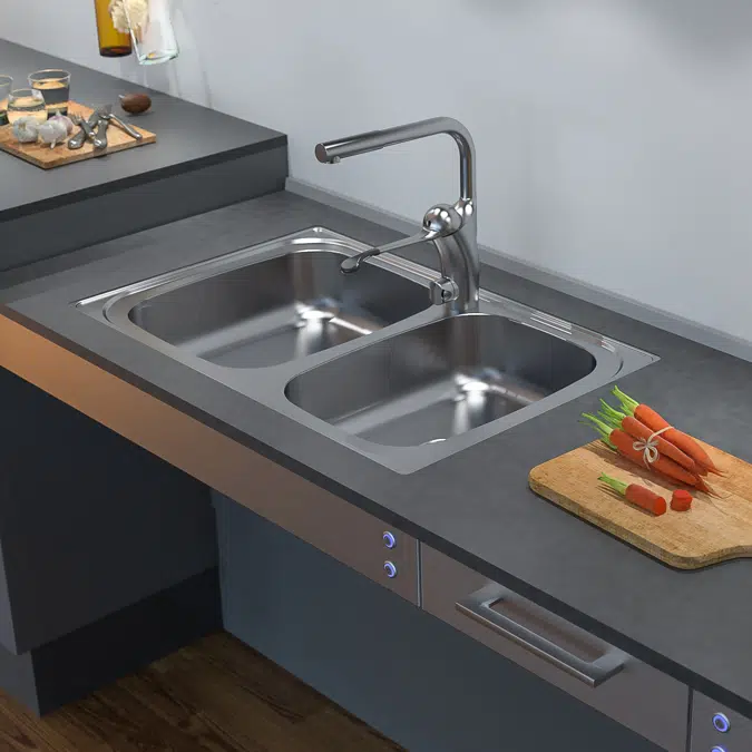 Inset Kitchen Sink ES30 - 76.6 cm