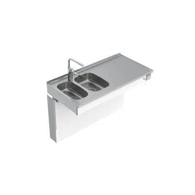 Wall Mounted Motorised Sink Module 6300-ESG图像