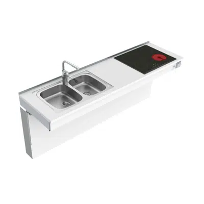 изображение для Wall Mounted Motorised Combi kitchen module 6300-ES30S4