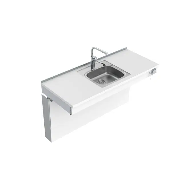 Wall Mounted Motorised Sink Module 6300-ES11