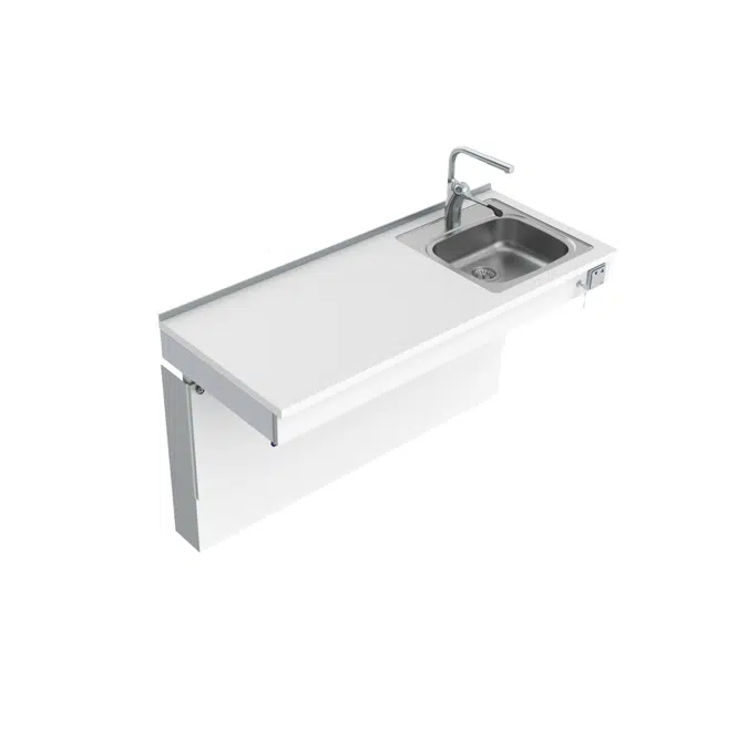 Wall Mounted Motorised Sink Module 6300-ES11