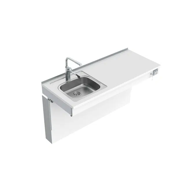 Wall Mounted Motorised Sink Module 6300-ES11