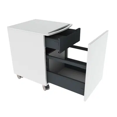 Image for Mini cabinet on wheels