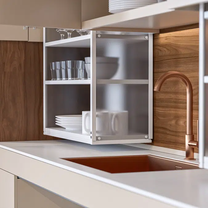 VERTI 840KB - Depth 30.7 cm, White