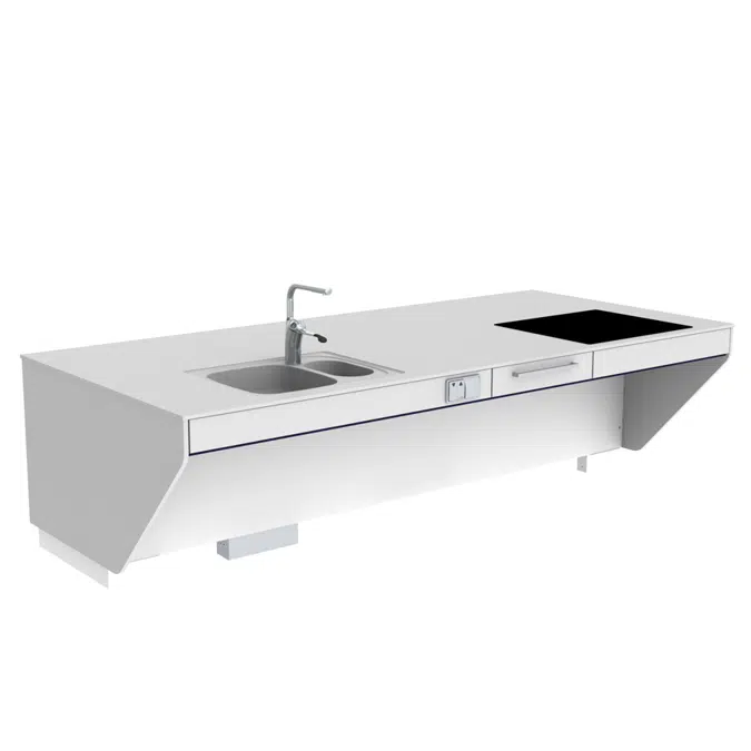 Centerlift 6490 - Height adjustable Kitchen Island Combi Module