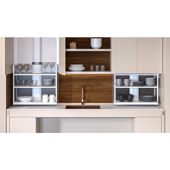 VERTI 840KA - Depth 26.2 cm, White