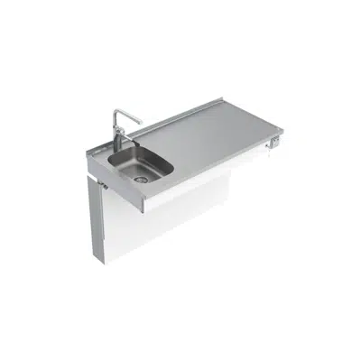 Wall Mounted Motorised Sink Module Mini 6300-ESF图像