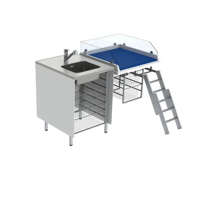 BIM objects - Free download! Changing table 335 - Combination 1 ...