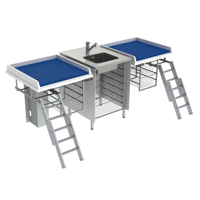 BIM objects - Free download! Changing table 335 - Combination 2 ...