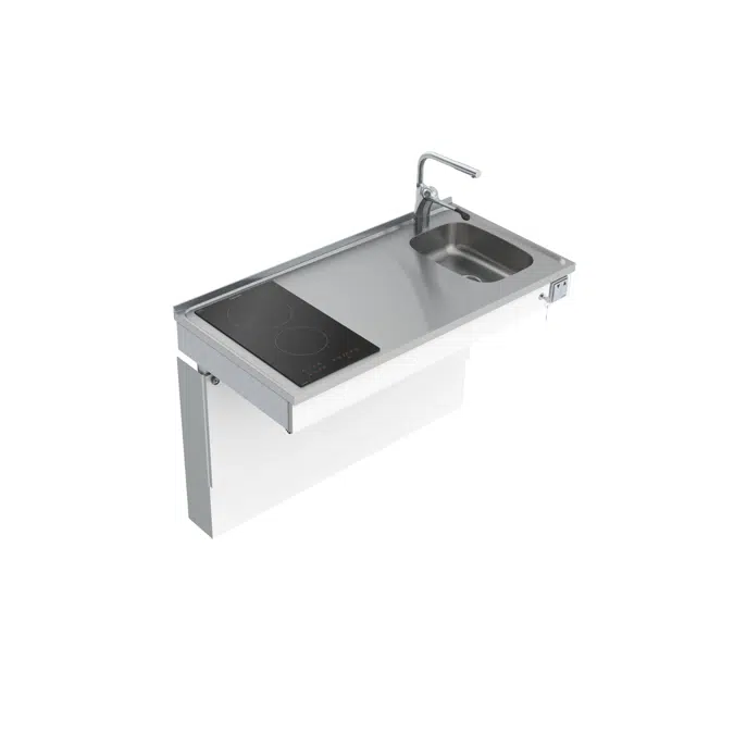 Wall Mounted Motorised Mini kitchen module 6300-ESFS