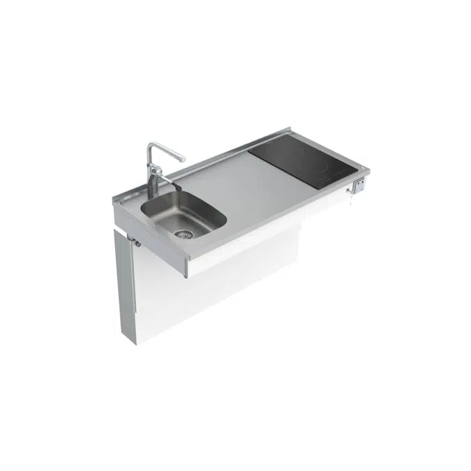 Wall Mounted Motorised Mini kitchen module 6300-ESFS