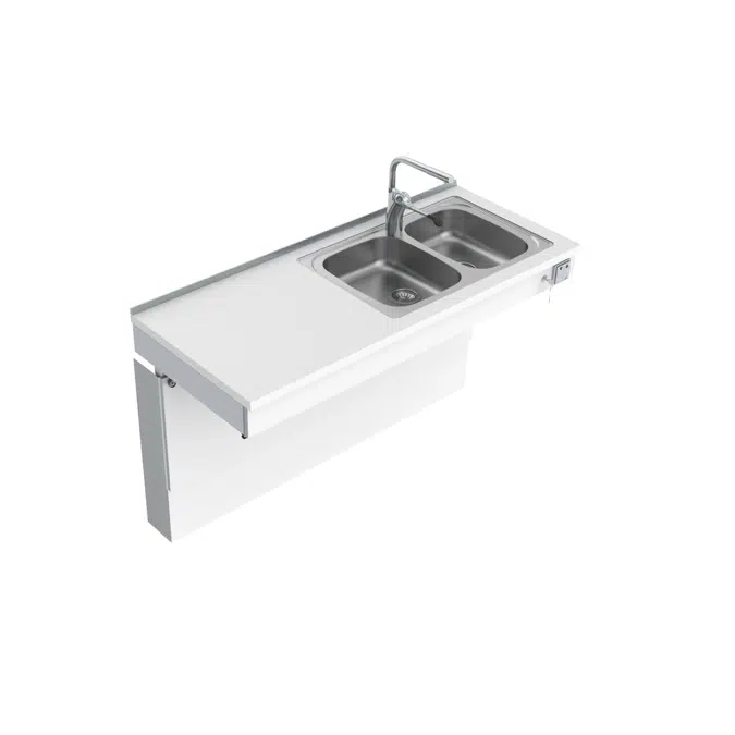 Wall Mounted Motorised Sink Module 6300-ES30