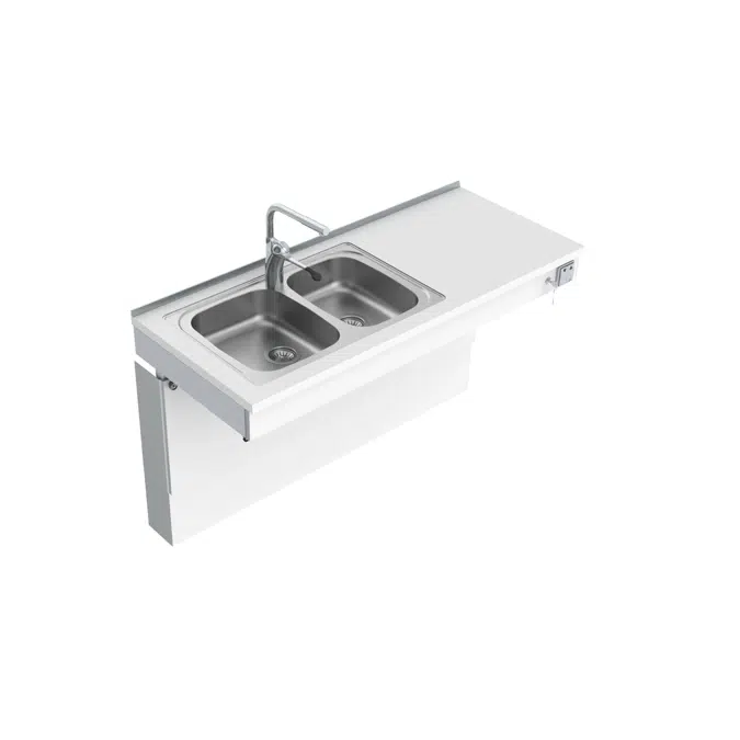 Wall Mounted Motorised Sink Module 6300-ES30