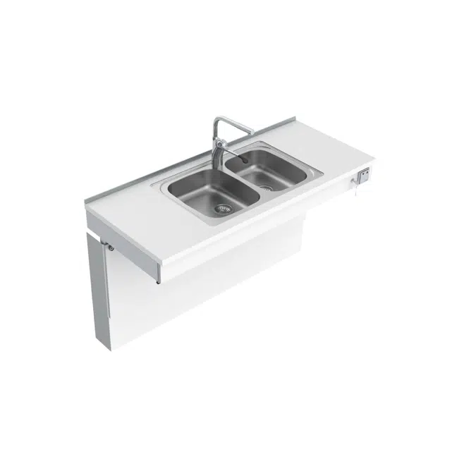 Wall Mounted Motorised Sink Module 6300-ES30