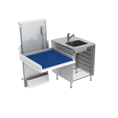 Image for Changing table 334 - Combination 1, washing bench, 147x80 cm