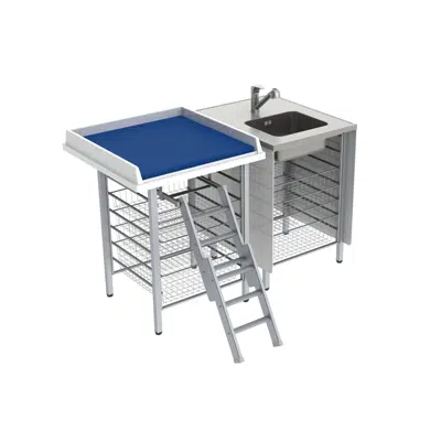 Image for Changing table 327 - Combination 1, washing bench, 147x80 cm