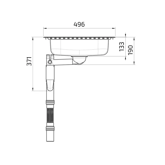 Insatsbänk ES10 - 44,1 cm