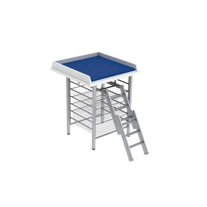 Changing table 327 - Ladder, 80x80 cm