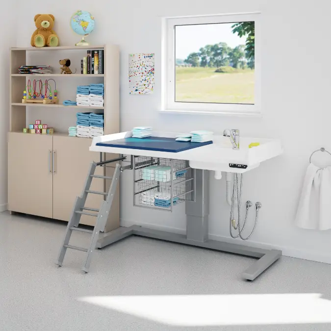 BIM objects - Free download! Changing table 333 laundry sink right ...
