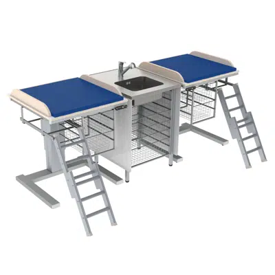 Image for Changing table 332 - Combination 2, washing bench center, 232x80 cm
