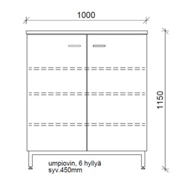 Storage cabinet schedule