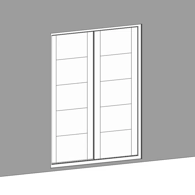 STRUGAL CABINET FRONT Sliding Doors (Two-Routed-Leaf)