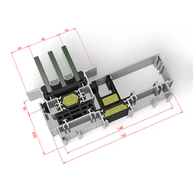 STRUGAL S160RP HORIZON Window (Two-Leaf)