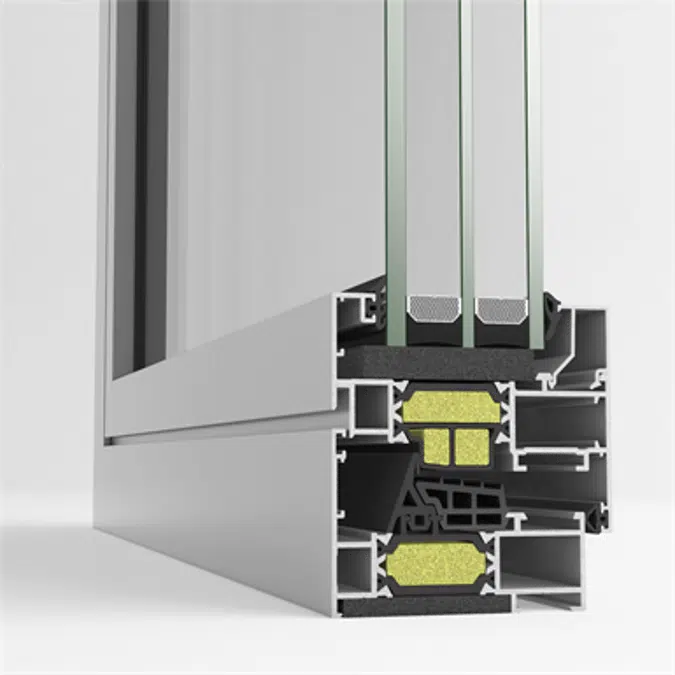 STRUGAL S74RP Window (Two-Leaf)