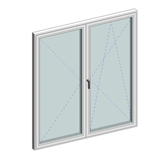 STRUGAL S74RP Window (Two-Leaf)