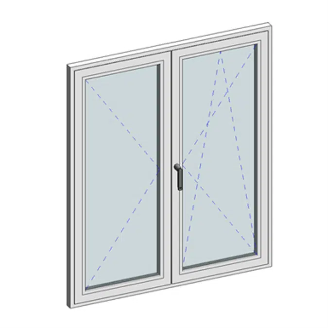 STRUGAL S46 Window (Two-Leaf)