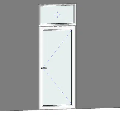 Image for STRUGAL S72RPC Door (One-Leaf + Fixed-Top)