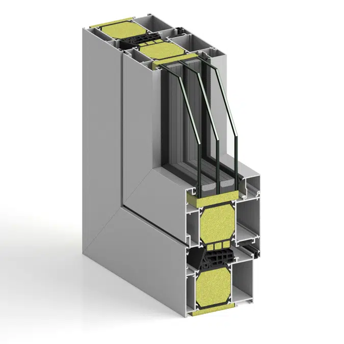 STRUGAL S82RP Passivhaus Window (Two-Leaf)