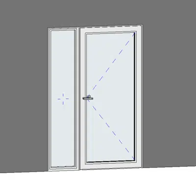 STRUGAL S72RPC Door (One-Leaf + Fixed-Leaf) için görüntü