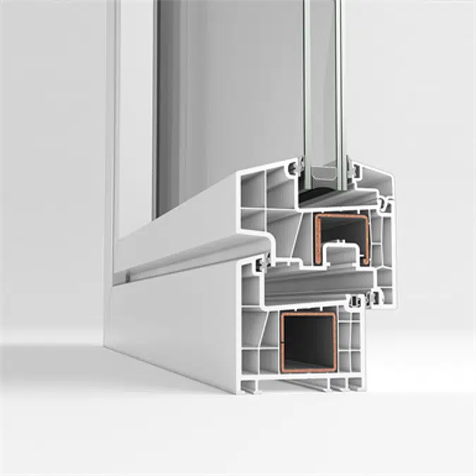 STRUGAL DOMUS +  PVC Hinged Window (One-Leaf)