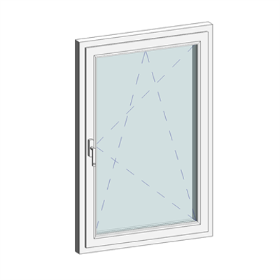 Image for STRUGAL DOMUS +  PVC Hinged Window (One-Leaf)