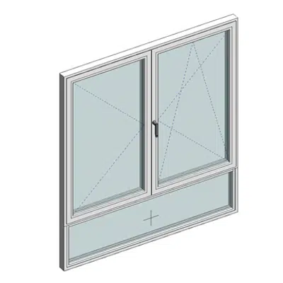 Image for STRUGAL S74RP Window (Two-Leaf+Fixed-Lower)