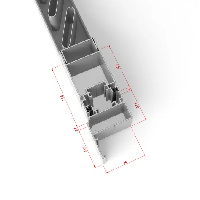 STRUGAL S44M CC  Hinged (Three-Leaf)