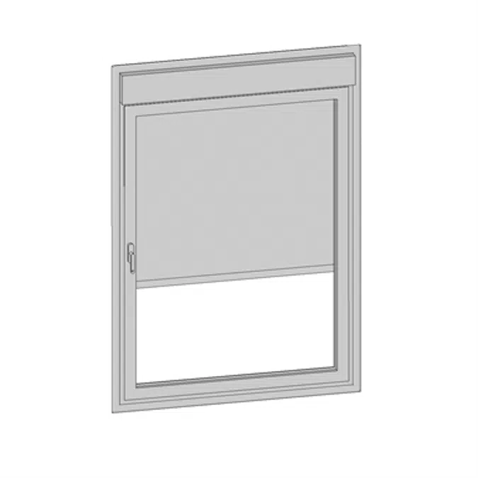 COMPACT Window with roller shutter box