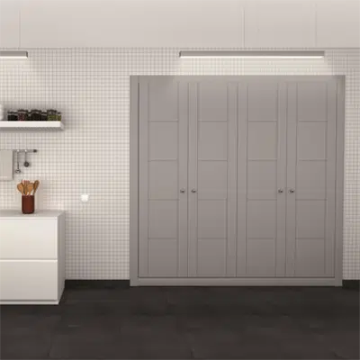 Image for STRUGAL CABINET FRONT Folding Doors (Four-Aluminium Inlays-Leaf)