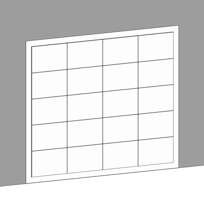 STRUGAL CABINET FRONT Folding Doors (Four-Aluminium Inlays-Leaf)