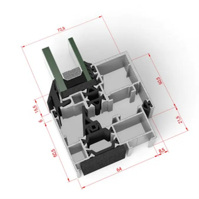 STRUGAL S64RP GALA HO Window (One-Leaf)